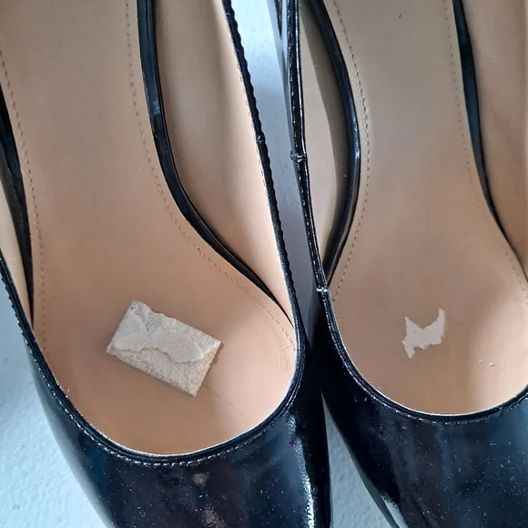 Circa Joan & David Luxe Black Leather Classic Platform Pumps - Picture 7 of 8